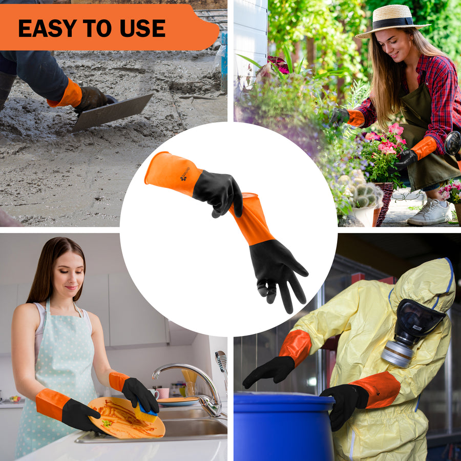 Uses for Gastody chemical resistant gloves