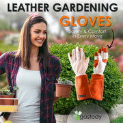 Gastody leather gardening gloves 8